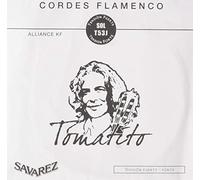 Savarez T53J Cuerdas para guitarra flamenca fusión de alta tensión, cobre chapado en plata pulido, 4ª "D", cuerda individual, paquete de 10