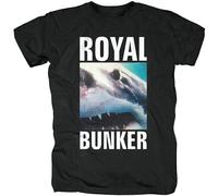 Savas & Sido Royal Bunker Cover tee Unisex 100% Cotton Short-Sleeve T-Shirts Black XXL