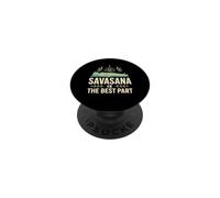 Savasana Es La Mejor Parte Yoga Meditacion PopSockets PopGrip Adhesivo