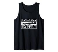 Savasana Experto Dormir Perezoso Meditar Deporte Yoga Zen Camiseta sin Mangas