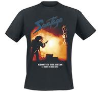 Savatage Ghost in The Ruins Hombre Camiseta Negro L 100% algodón Vorne Bedruckt Regular