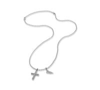 Save Brave Cadena SBN-FLH Collar para hombre - FLH Unisex 60 +10 cm Acero ino...
