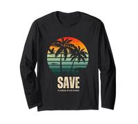 Save Florida State Parks - Salva la Vida Silvestre Manga Larga