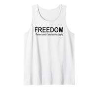 Save Freedom Terms and Conditions Apply America Land of Free Camiseta sin Mangas