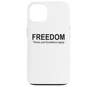 Save Freedom Terms and Conditions Apply America Land of Free Carcasa para iPhone 13