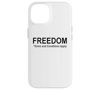 Save Freedom Terms and Conditions Apply America Land of Free Carcasa para iPhone 14