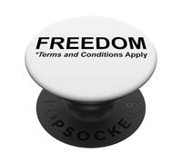 Save Freedom Terms and Conditions Apply America Land of Free PopSockets PopGrip Adhesivo