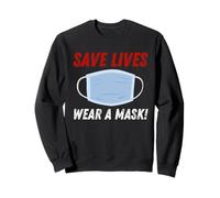 Save Lives Wear a Mask Sudadera
