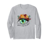 Save Our Planet Eco Design para Hombres, Mujeres y niños Manga Larga
