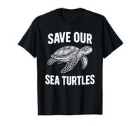 Save Our Sea Turtles Conservación del Océano Tortuga Concientización Camiseta