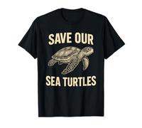Save Our Sea Turtles Conservación del Océano Tortuga Concientización Camiseta