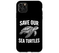 Save Our Sea Turtles Conservación del Océano Tortuga Concientización Carcasa para iPhone 11 Pro MAX