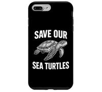Save Our Sea Turtles Conservación del Océano Tortuga Concientización Carcasa para iPhone 7 Plus/8 Plus