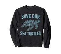 Save Our Sea Turtles Conservación del Océano Tortuga Concientización Sudadera