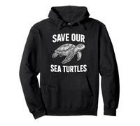 Save Our Sea Turtles Conservación del Océano Tortuga Concientización Sudadera con Capucha