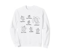 Save Our Turtles - Especies de Tortugas Marinas para Amantes de Las Tortugas Marinas Sudadera