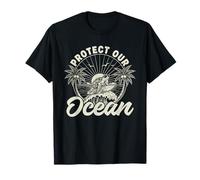Save Sea Life Turtle tee Protege Nuestro océano Surf Beach Nature Camiseta