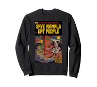 Save The Animals Come People Vegan Animal Liberation Sudadera
