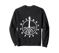 Save The Animals Go Vegan - Raíces de árboles, Huella de Pata, Vegetariano Sudadera