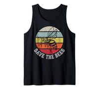 Save The Bees - Flores, Colmenas de Abejas, Día de la Tierra, Paz Mundial Camiseta sin Mangas