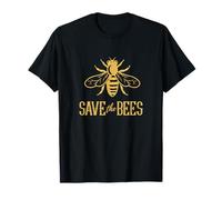 Save The Bees - Flores, Colmenas, Día de la Tierra, Medio Ambiente, Paz Camiseta
