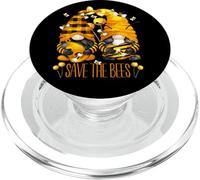 Save The Bees For Beekeeper with Unique Honey Bee GNOME PopSockets PopGrip para MagSafe