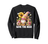 Save The Bees For Beekeepers Gardening Gnome Love Beekeeping Sudadera