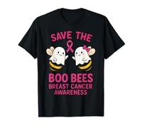 Save The Boo Bees Funny Breast Cancer Concientización Apoyo Camiseta