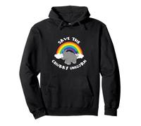 Save the Chubby Unicorn Funny Fat Unicorn Sudadera con Capucha