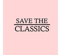 Save The Classics - Adhesivo para coche, diseño de coche antiguo, color negro brillante