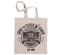 Save The Clock Tower Bolsa De Compras Shopping Bag Beige