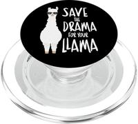 Save The Drama For Your Llama PopSockets PopGrip para MagSafe