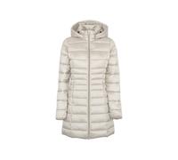 Save The Duck Reese D47300W-IRIS21 8055407550056 - Chaqueta larga para mujer acolchada - L-XL, beige, Large-X-Large