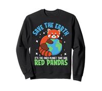 Save The Earth Es el único Planeta Que Tiene Pandas Rojos Sudadera