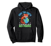 Save The Earth Es el único Planeta Que Tiene Pandas Rojos Sudadera con Capucha