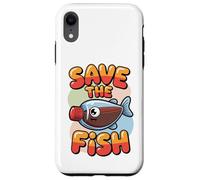 Save The Fish Camiseta Divertida de plástico con Salsa de Soja Carcasa para iPhone XR