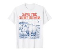Save The Gordito Unicornios Big Five Africa Rhino Camiseta