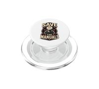 Save The Manuals Cambio Manual Palanca de Cambios PopSockets PopGrip para MagSafe