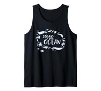 Save The Ocean Clean Up Day Protege a los Animales Marinos Camiseta sin Mangas