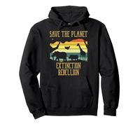 Save The Planet Extinction Rebellion Earth Day Zoo Animales Sudadera con Capucha