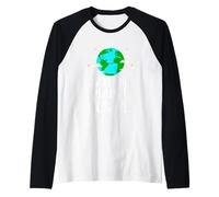 Save The Planet For Me - Paz Mundial, Día de la Tierra, Medio Ambiente Camiseta Manga Raglan