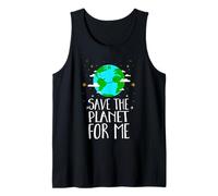Save The Planet For Me - Paz Mundial, Día de la Tierra, Medio Ambiente Camiseta sin Mangas