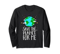 Save The Planet For Me - Paz Mundial, Día de la Tierra, Medio Ambiente Manga Larga