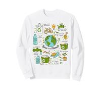Save The Planet Recycling Earth Day Sudadera