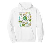 Save The Planet Recycling Earth Day Sudadera con Capucha