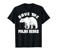 Save The Polar Bears Especies Conservacionista Camiseta