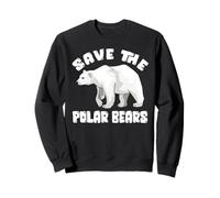 Save The Polar Bears Especies Conservacionista Sudadera
