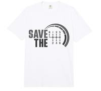 Save The Stick Transmisión Manual Tres Pedales Car Lover Comfort Colors Adult Heavyweight T-Shirt