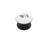Save The Stick Transmisión Manual Tres Pedales Car Lover PopSockets PopGrip Adhesivo