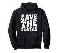 Save The Tortas, Cita Divertida Groovy Sudadera con Capucha